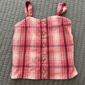 Abercrombie Kids plaid tank top